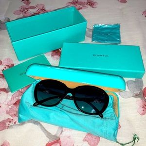 Tiffany & Co. Teal and Black Sunglasses